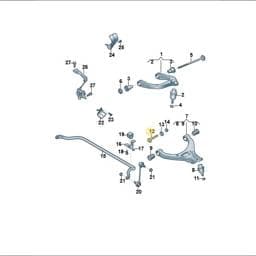 WHT011003 Volkswagen Wishbone Bolt
