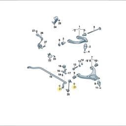 WHT011067 Volkswagen Anti-Roll Bar Nut