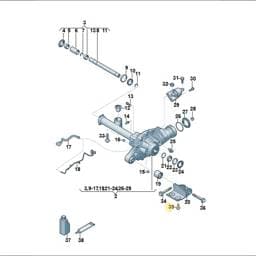 WHT011031 Volkswagen Hex Collared Bolt