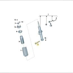 WHT010935 Volkswagen Shock Absorber Bolt