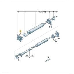 WHT010825 Volkswagen Cardan Shaft Pin