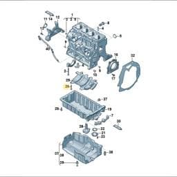 N90704006 Volkswagen Hexagon Socket Head Bolt