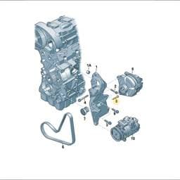 N10640801 Volkswagen Hexagon Bolt