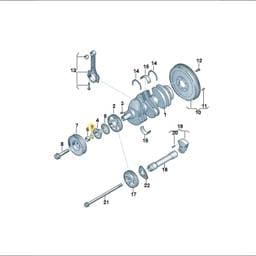 N91037301 Volkswagen O-Ring