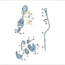 N91001001 Volkswagen O-Ring (0.068m)