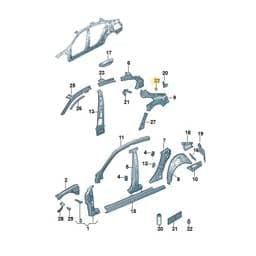 N90831603 Volkswagen Welded Nut