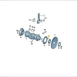 WHT009842 Volkswagen Countersunk Bolt