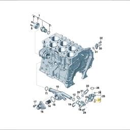N90292903 Volkswagen Hexagon Head Bolt