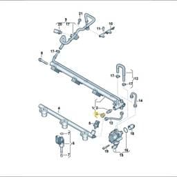 WHT000435A Volkswagen Banjo Bolt