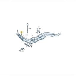 N10286108 Volkswagen Self-Locking Hexagon Collar Nut