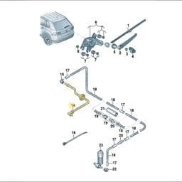 3CM955993 Volkswagen Washer Nozzle