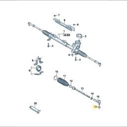 N90635001 Volkswagen Nut