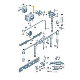 N90704001 Volkswagen Screw