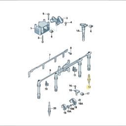 101000062AB Volkswagen Spark Plug