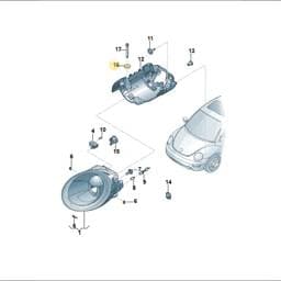 N90543602 Volkswagen Washer
