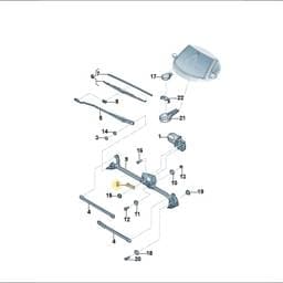 535955121A Volkswagen Hexagon Socket Head Bolt