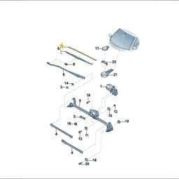 895955429A Volkswagen Wiper Blade Rubber