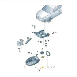 N90561601 Volkswagen Inspection Cover