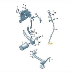 N90032203 Volkswagen O-Ring