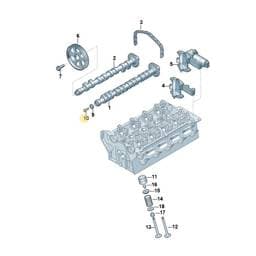 N01024222 Volkswagen Hexagon Bolt