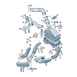 N10005007 Volkswagen Hexagon Bolt