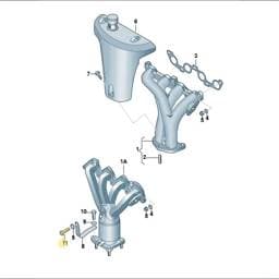 N10412001 Volkswagen Intake Manifold Bracket
