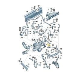 N90767801 Volkswagen Exhaust Stud