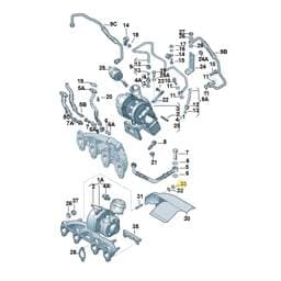 N90085001 Volkswagen Hexagon Nut