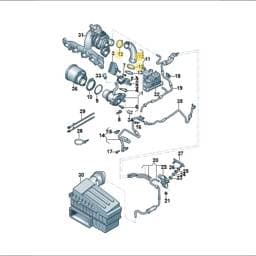 N90598701 Volkswagen Clamp