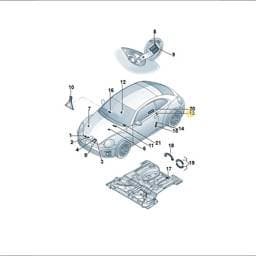 7D0000279AH Volkswagen Data Tag