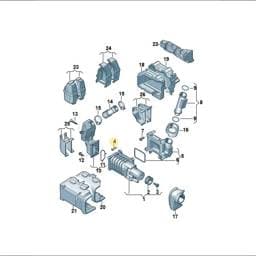 N10636601 Volkswagen Hex Head Bolt With Shoulder