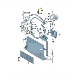 N0439394 Volkswagen Panel Screw