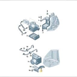 N90863502 Volkswagen Hex Nut