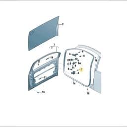 N90805503 Volkswagen Screw
