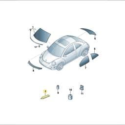 DH00910003 Volkswagen Inspection Cover