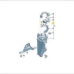 N91176801 Volkswagen Hexagon Socket Flathead Bolt