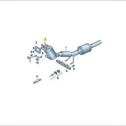 N0230037 Volkswagen Self-Locking Nut