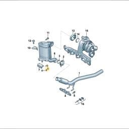 N90807902 Volkswagen Hexagon Head Bolt