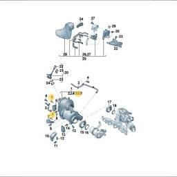 N10664904 Volkswagen Socket Head Collared Bolt