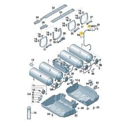 WHT003418 Volkswagen O-Ring Seal