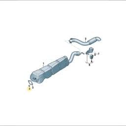 N0221466 Volkswagen Self-Locking Hexagon Nut