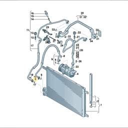 N10347103 Volkswagen Hexagon Socket Bolt