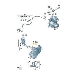 2K5906469 Volkswagen Bracket