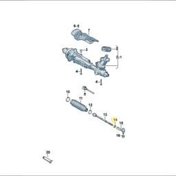 N01116417 Volkswagen Hexagon Nut