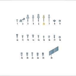 WHT005697 Volkswagen Pop Rivet