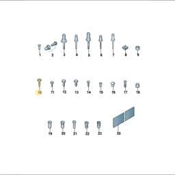 WHT006547 Volkswagen Flow Drill Screw