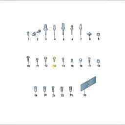 WHT000764 Volkswagen Threaded Stud
