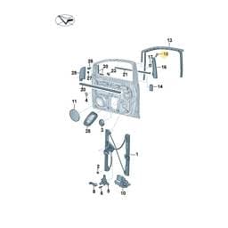 N90948302 Volkswagen Panel Screw