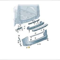 WHT005263 Volkswagen Spreader Rivet