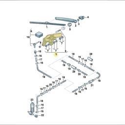1T0955711D Volkswagen Wiper Motor
